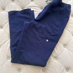 Figs + dark blue scrub pants size M